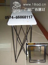 多功能折叠促销台 铝合金与钢制展台的广告展示新选择